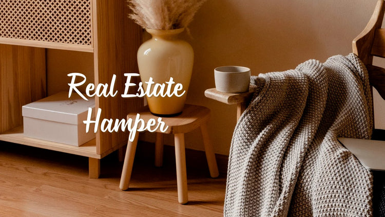 Real estate settlement hamper