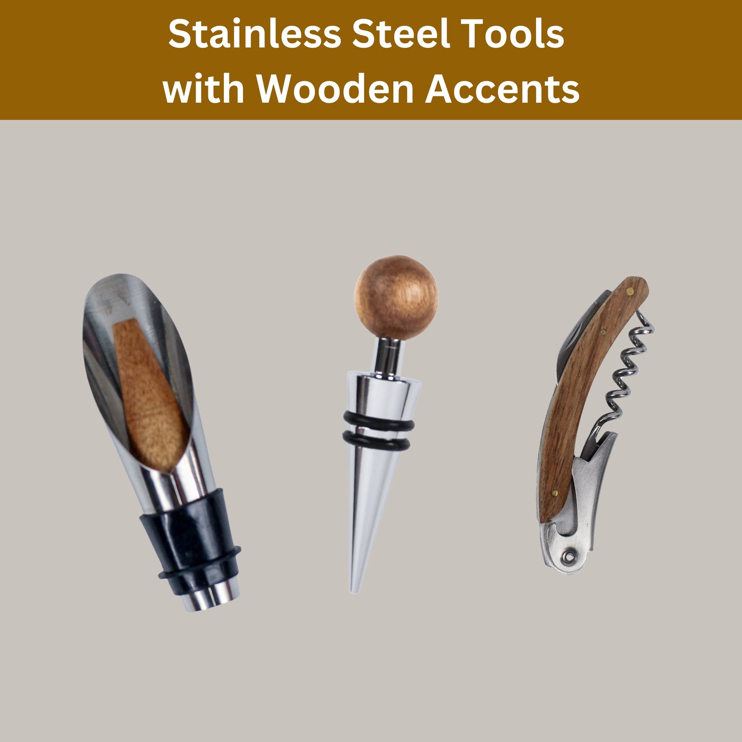 Wine Tools 4 Piece Gift Set