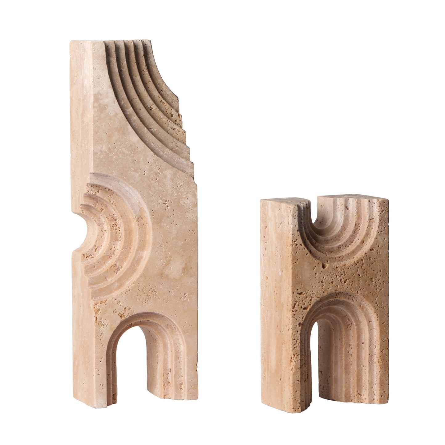 Carved Marble Sculpture - Beige