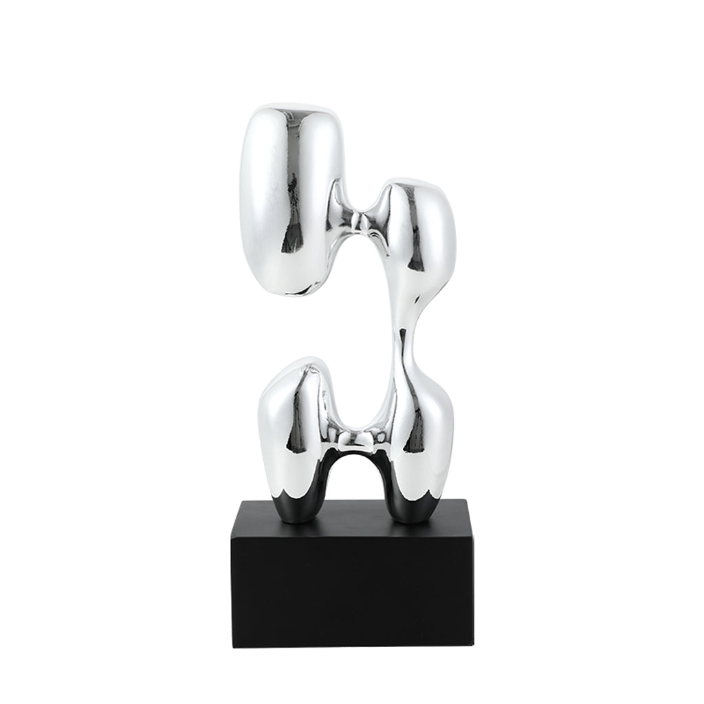 CAC10777-FC Chain Flash Ornament - Silver