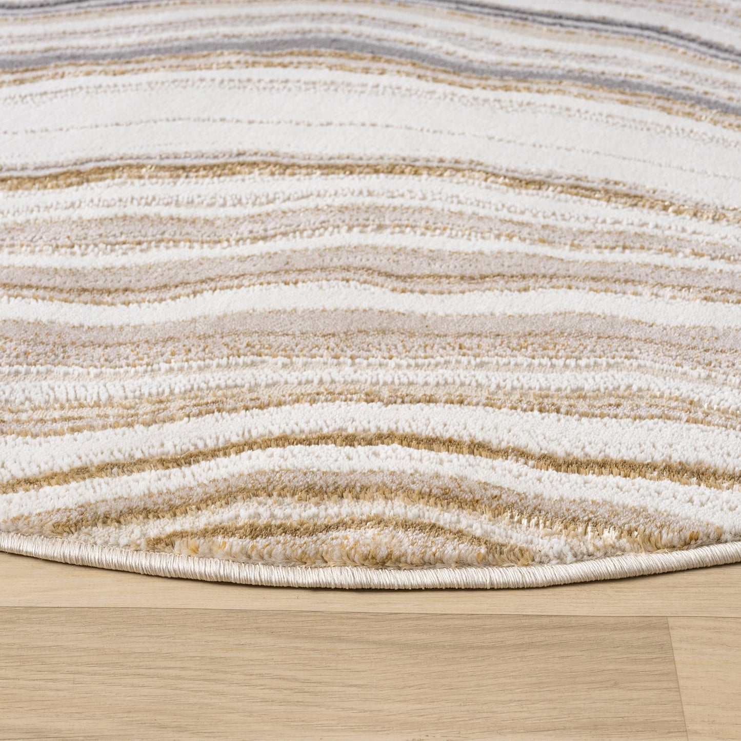 Amber 185 Stone Round Rug