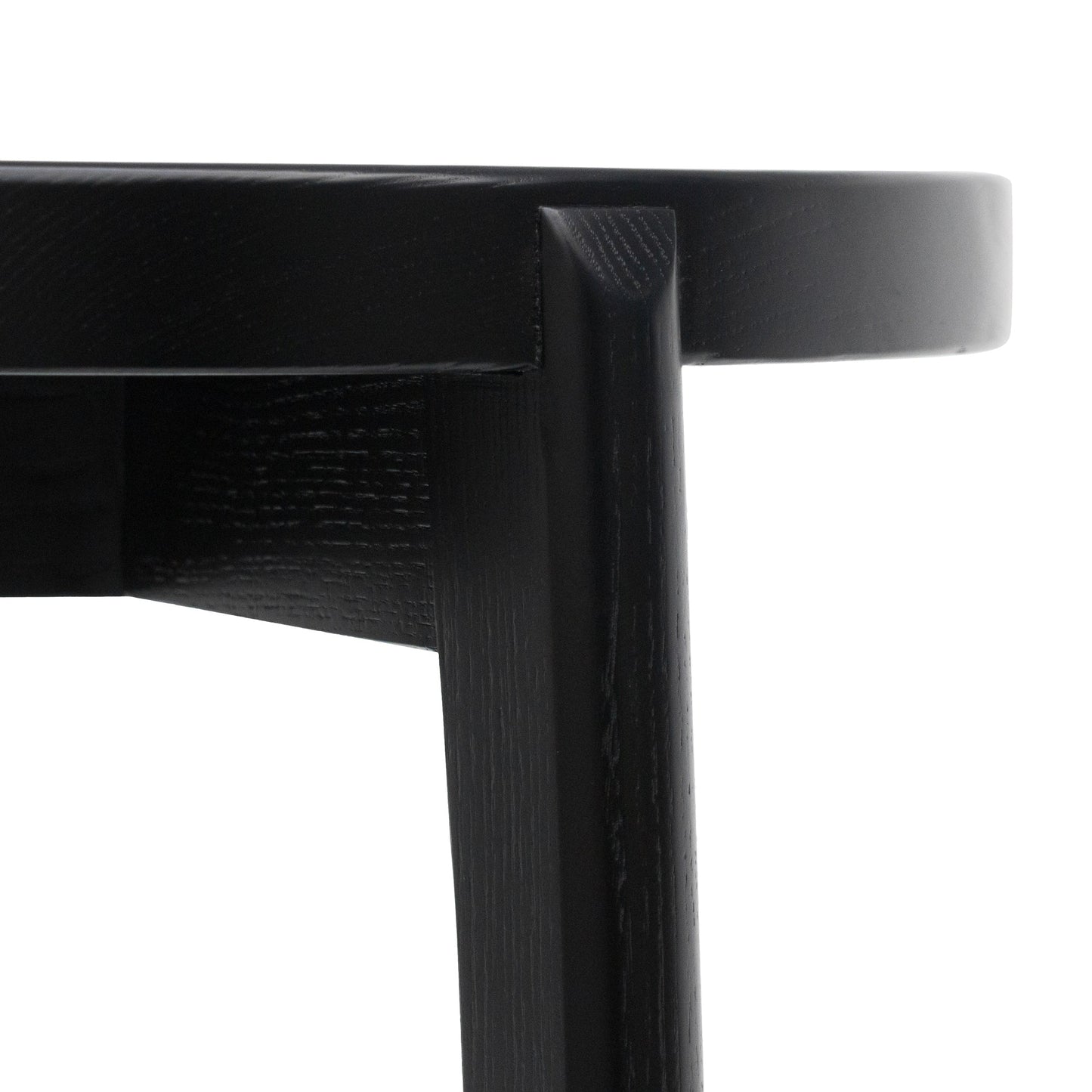 65cm Solid wood Bar Stool - Full Black - Last one