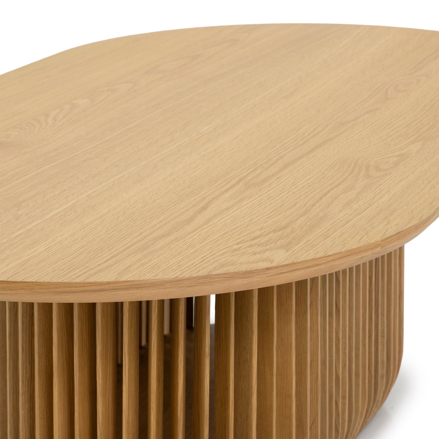 1.3m Oval Coffee Table - Natural