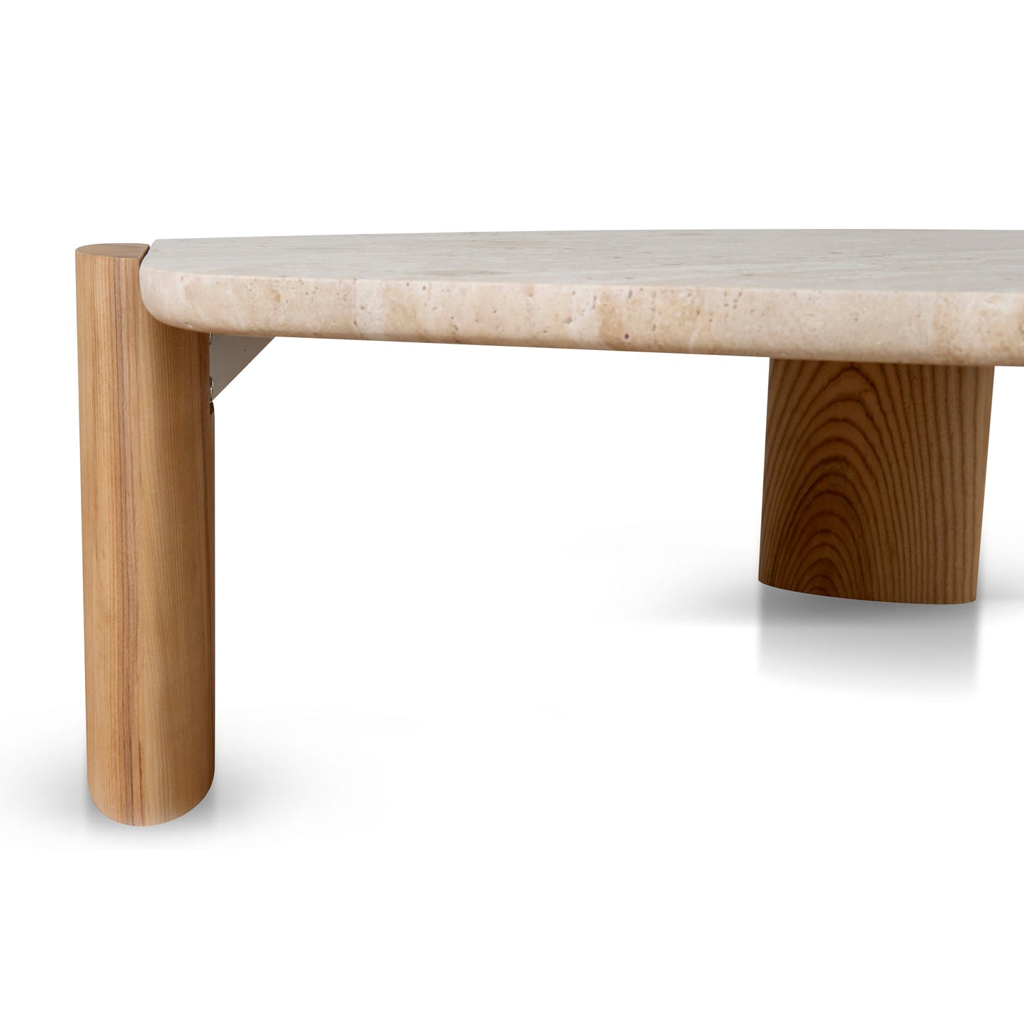 100cm Travertine Coffee Table - Natural