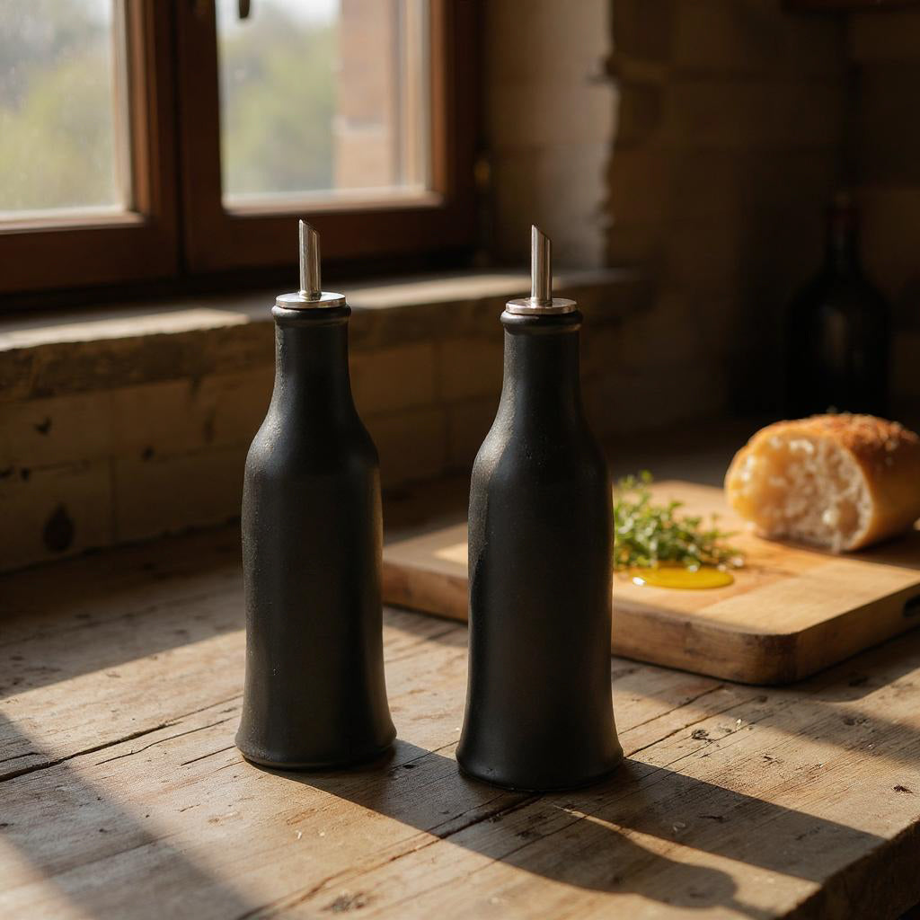 Oil & Vinegar Ceramic Bottle Set