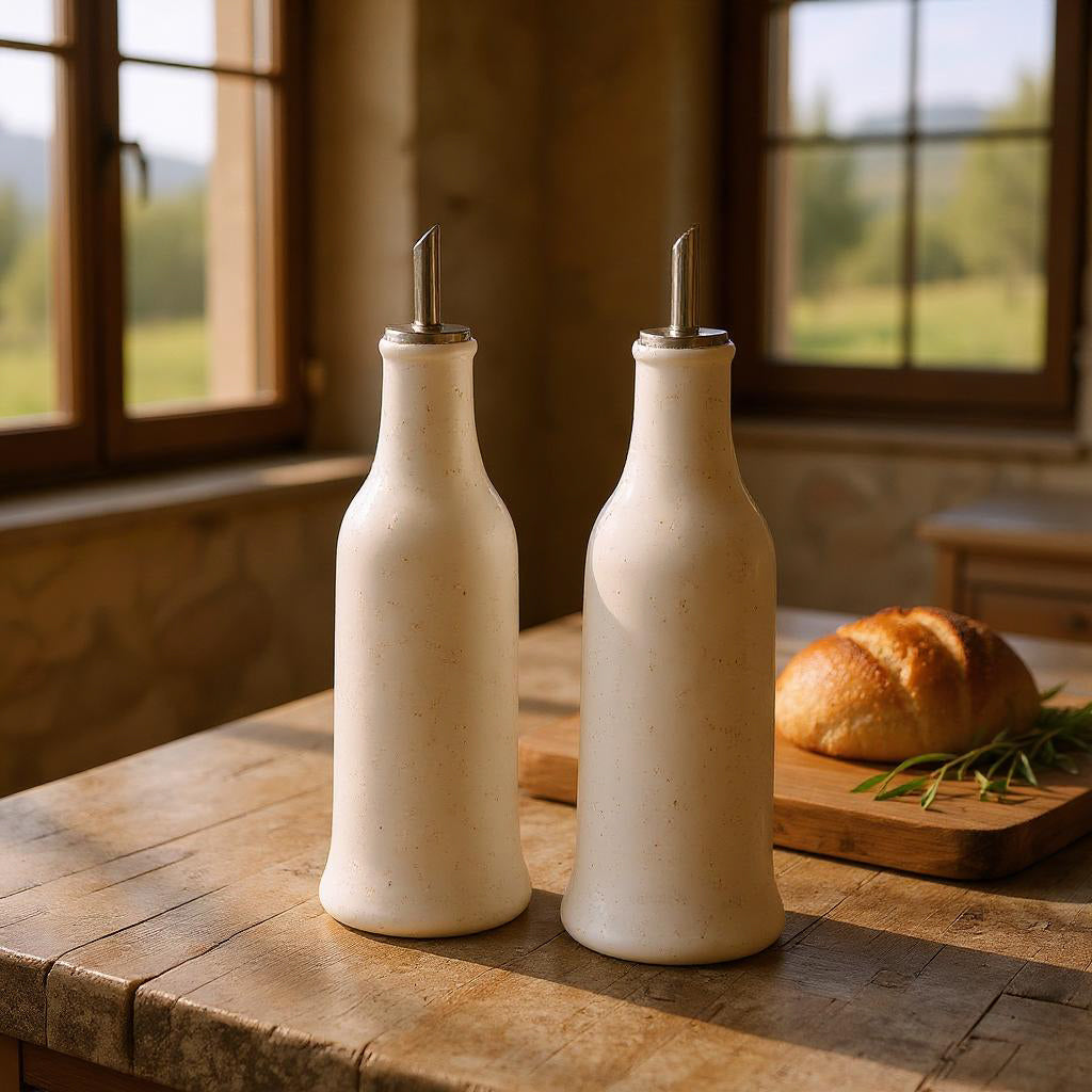 Oil & Vinegar Ceramic Bottle Set