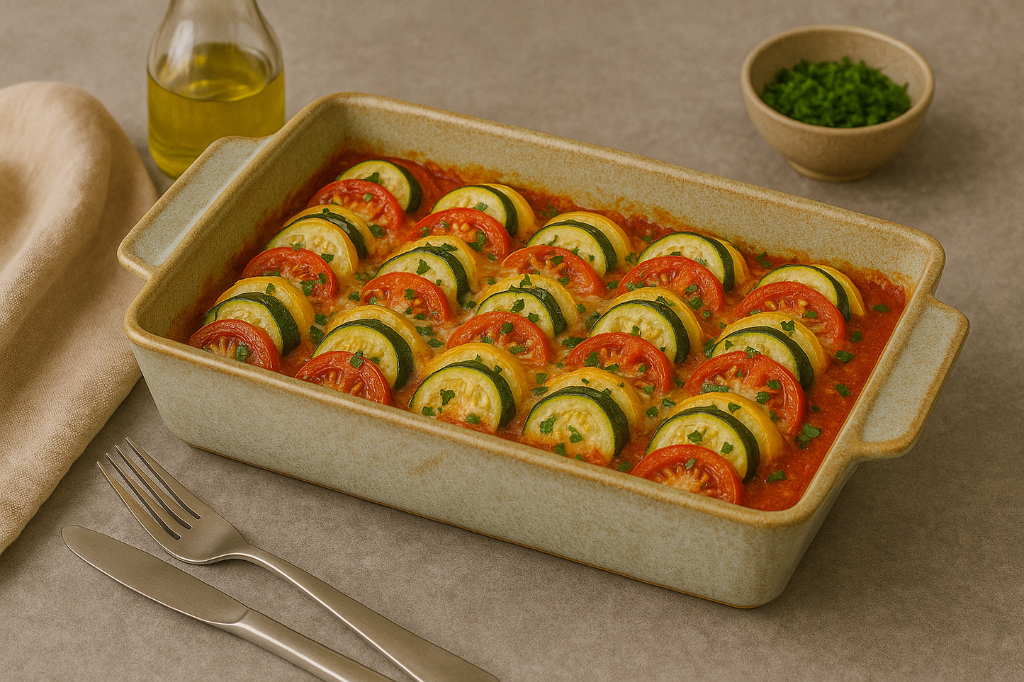 Meen Tribe Stoneware Rectangular Baking Dish Green
