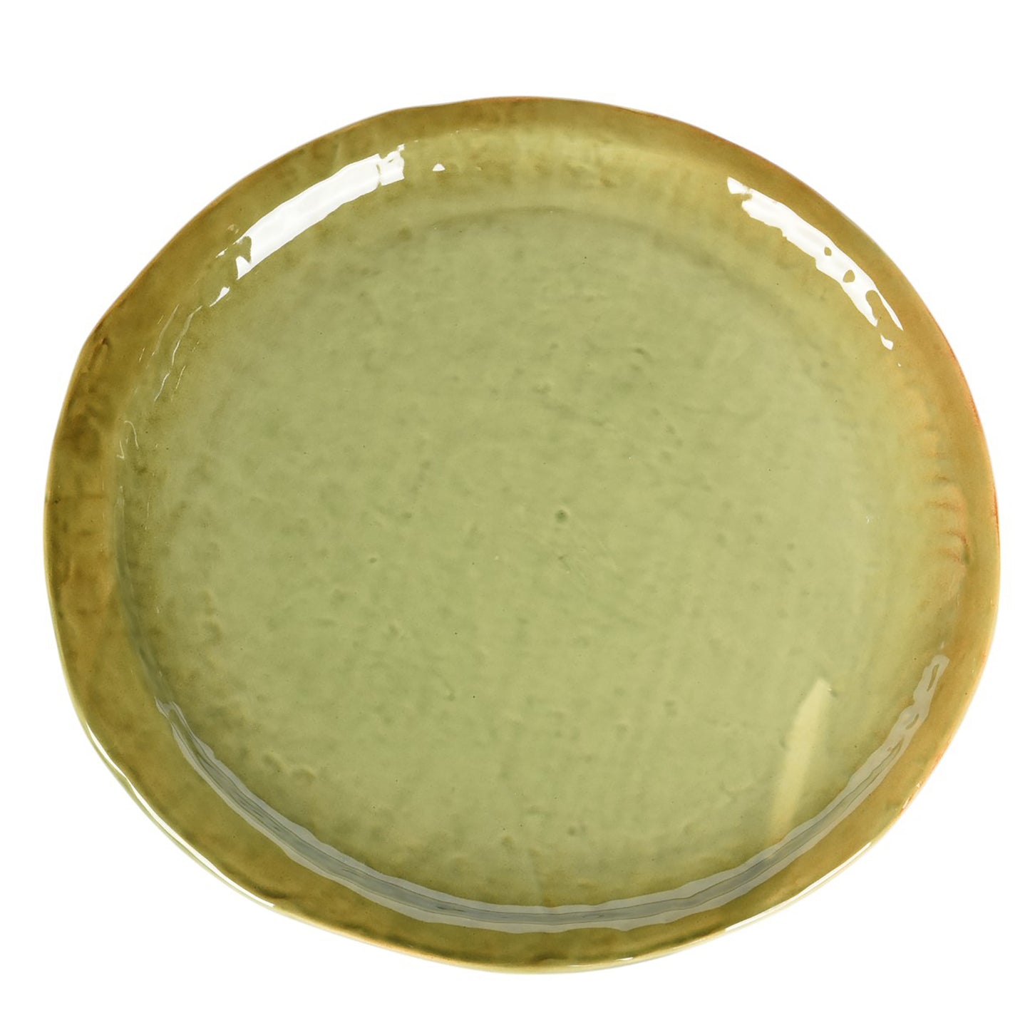 Round Stoneware Serving Dish Platter