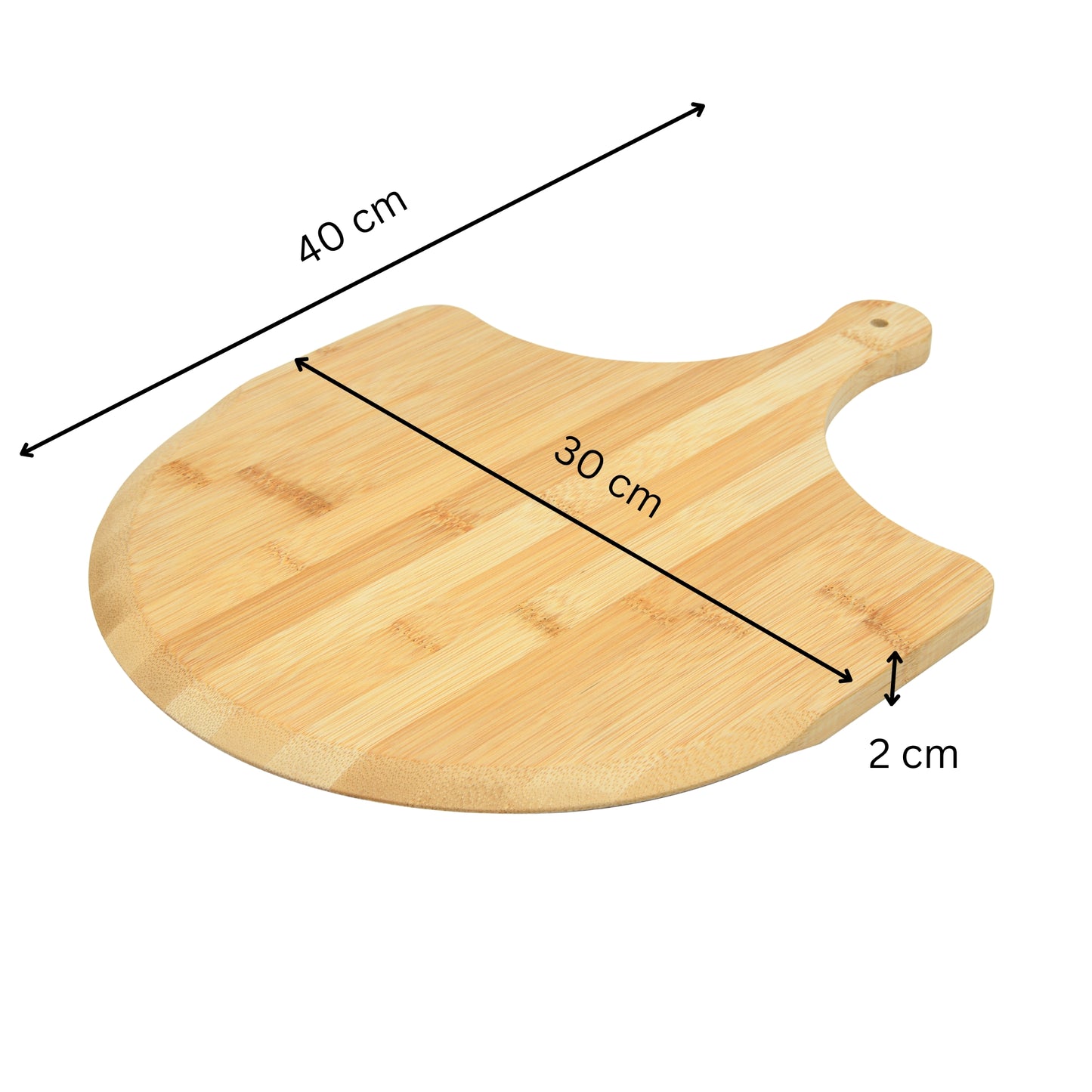 Bamboo Cutting Board and Pizza Serving Board
