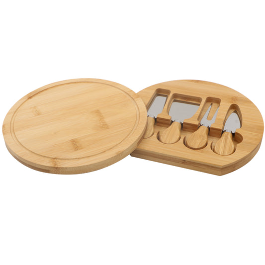 Bamboo Cheese Serving Set