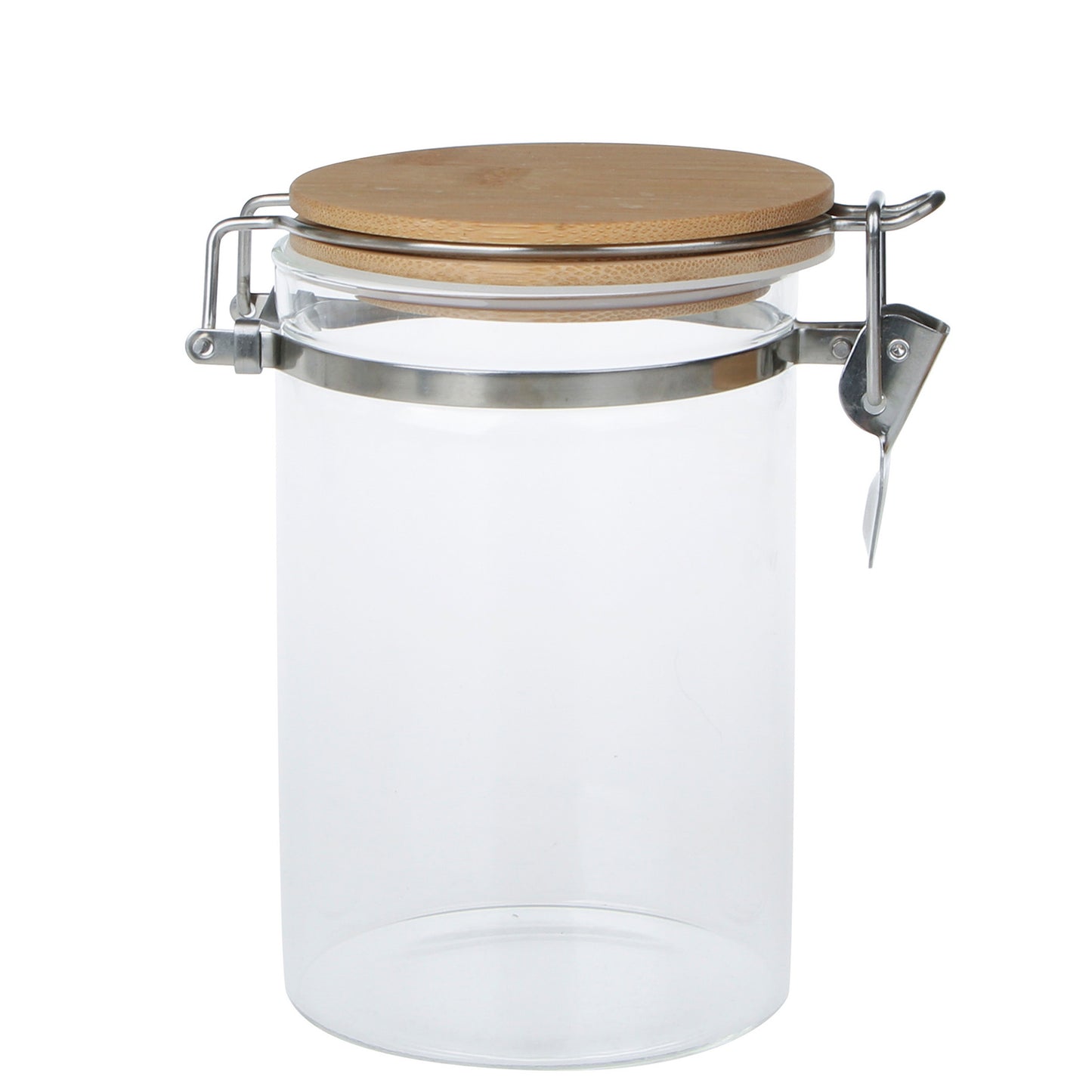 Glass Cannister with Bamboo Lid
