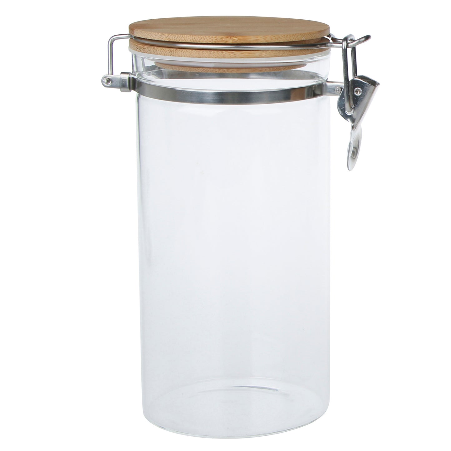 Glass Cannister with Bamboo Lid