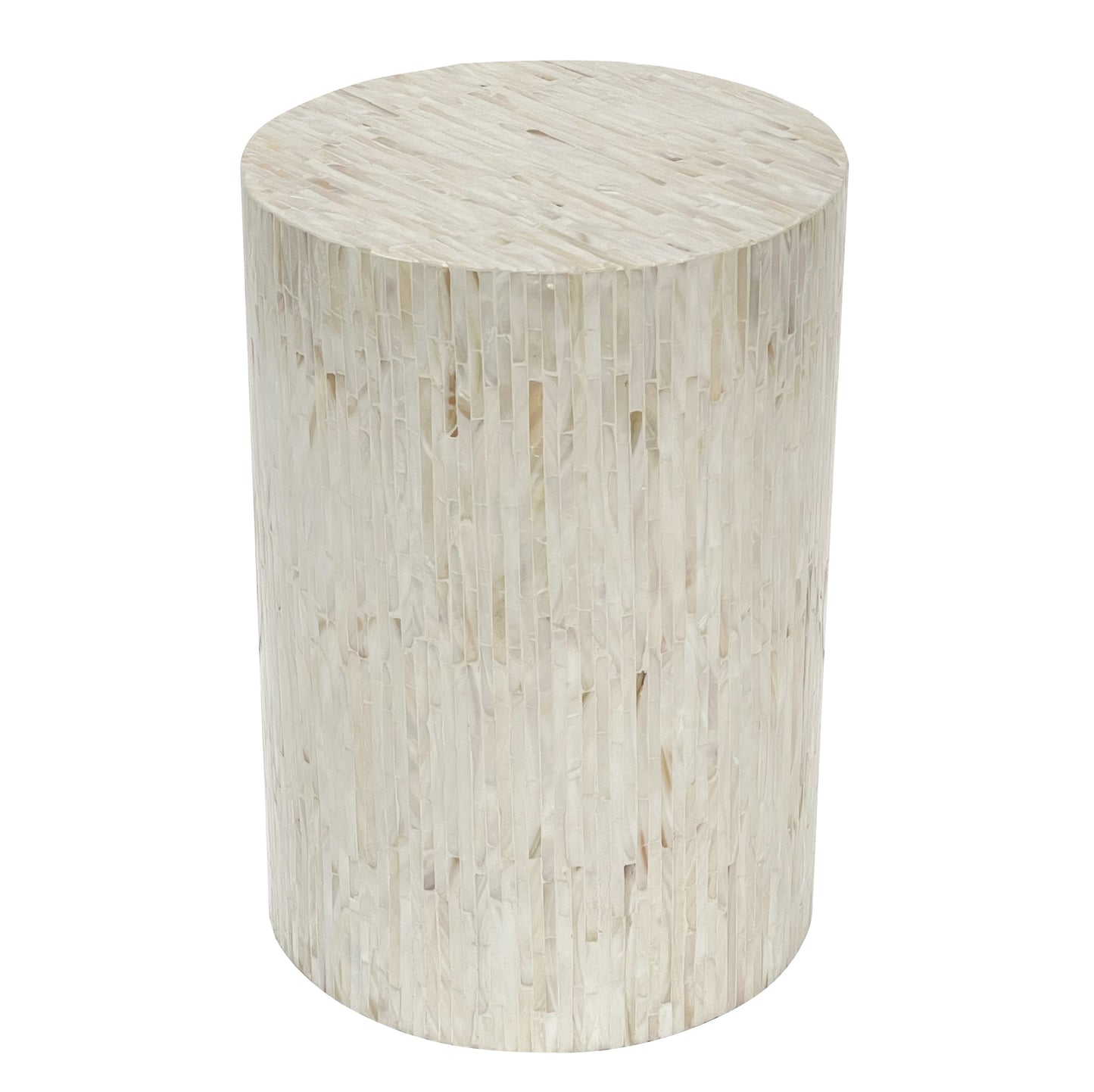 Alpine Pearl Shell Side Table