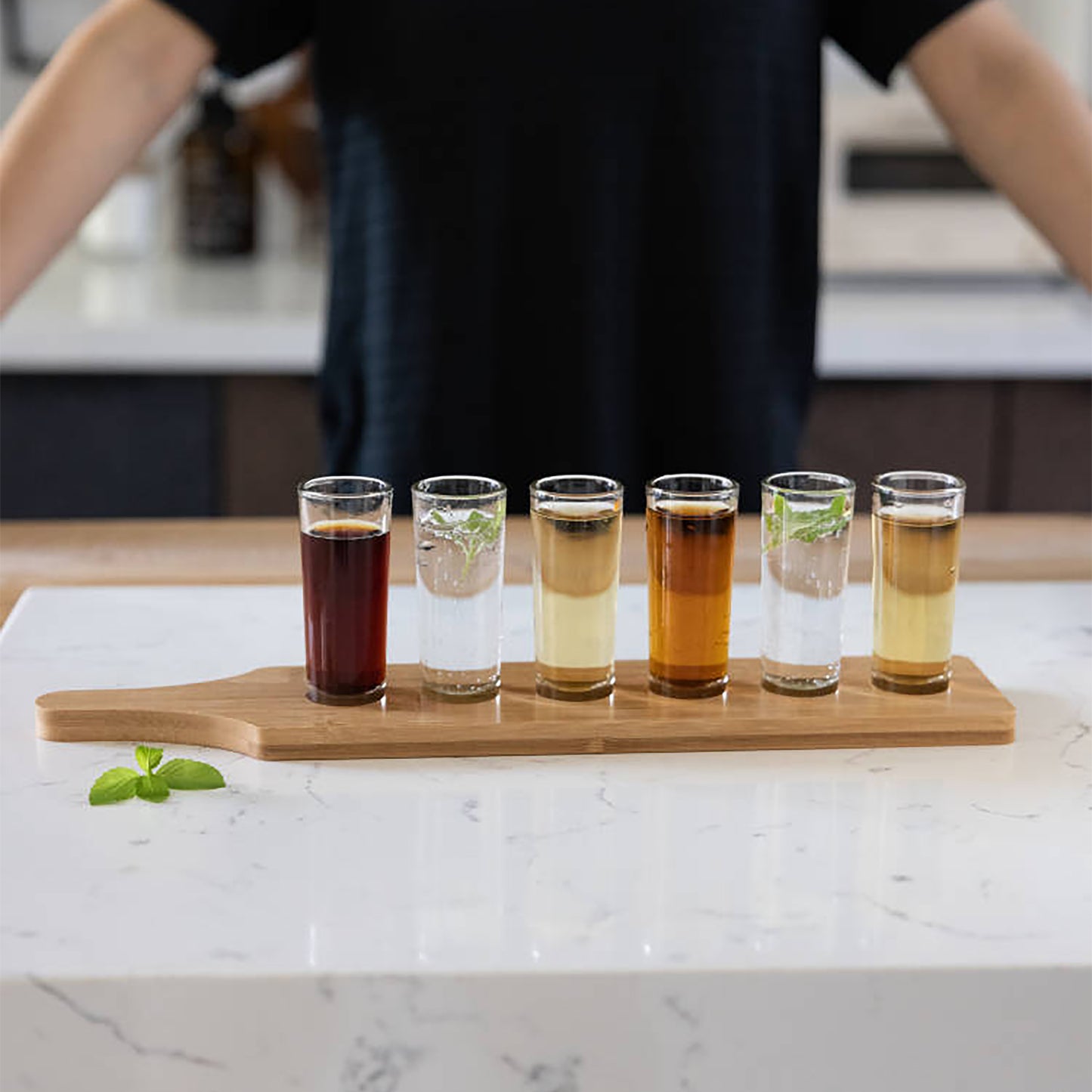 Tequila Shot Glasses Serving Set - 7 Piece