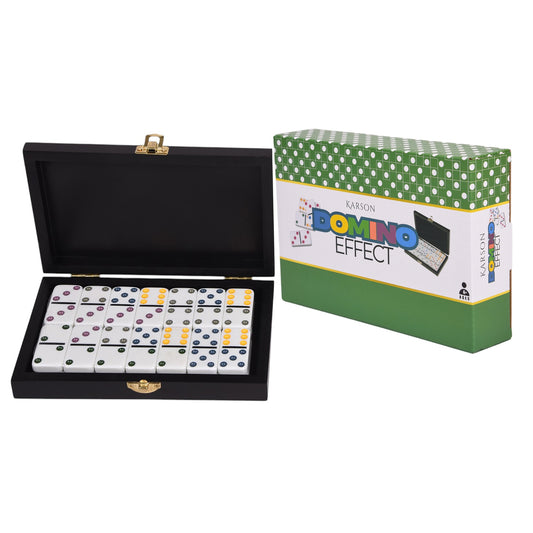 Domino Set in Elegant Wooden Box