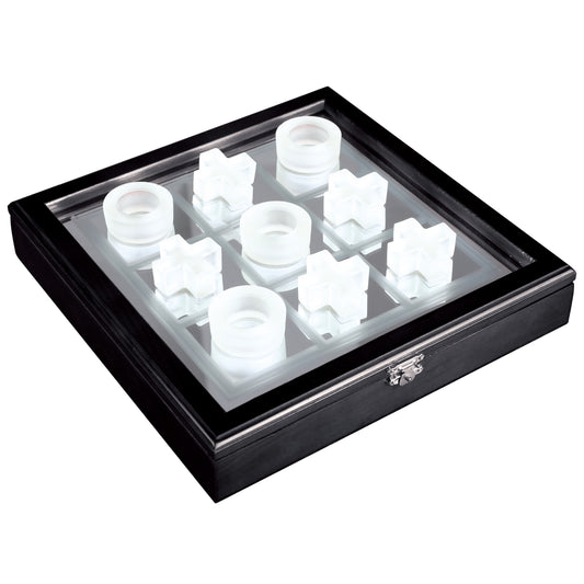 Tic-Tac-Toe Glass Boxed Game