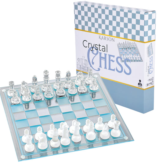 Glass Chess Game Set