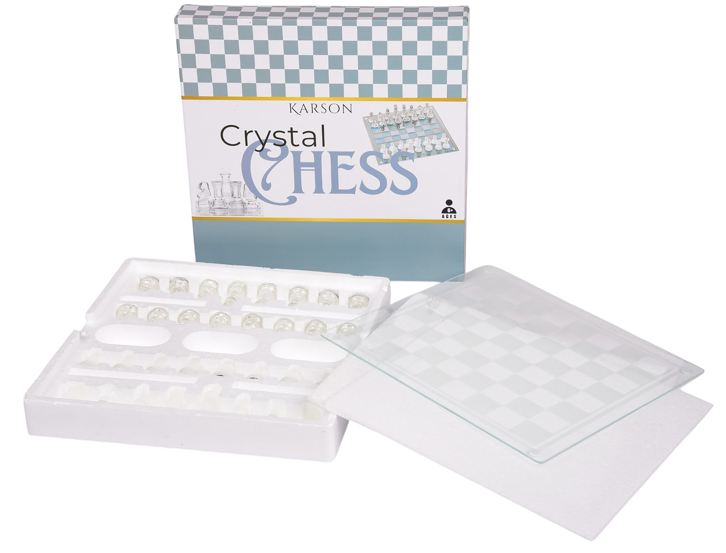 Glass Chess Game Set