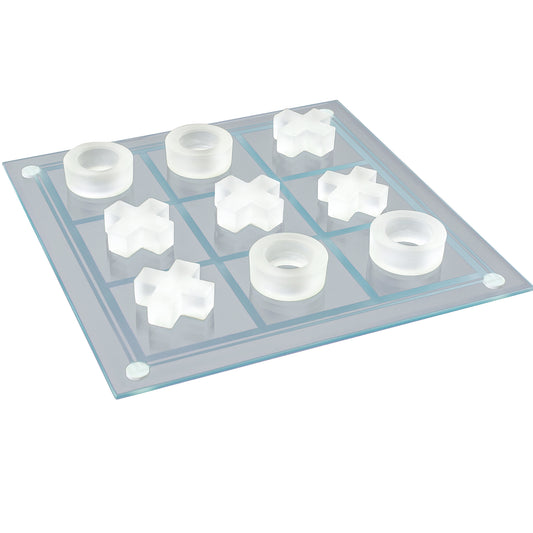 Tic-Tac-Toe Glass Board Game