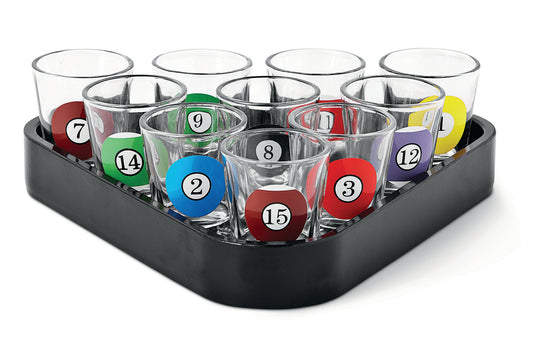 Rack n' Shot Pool Set