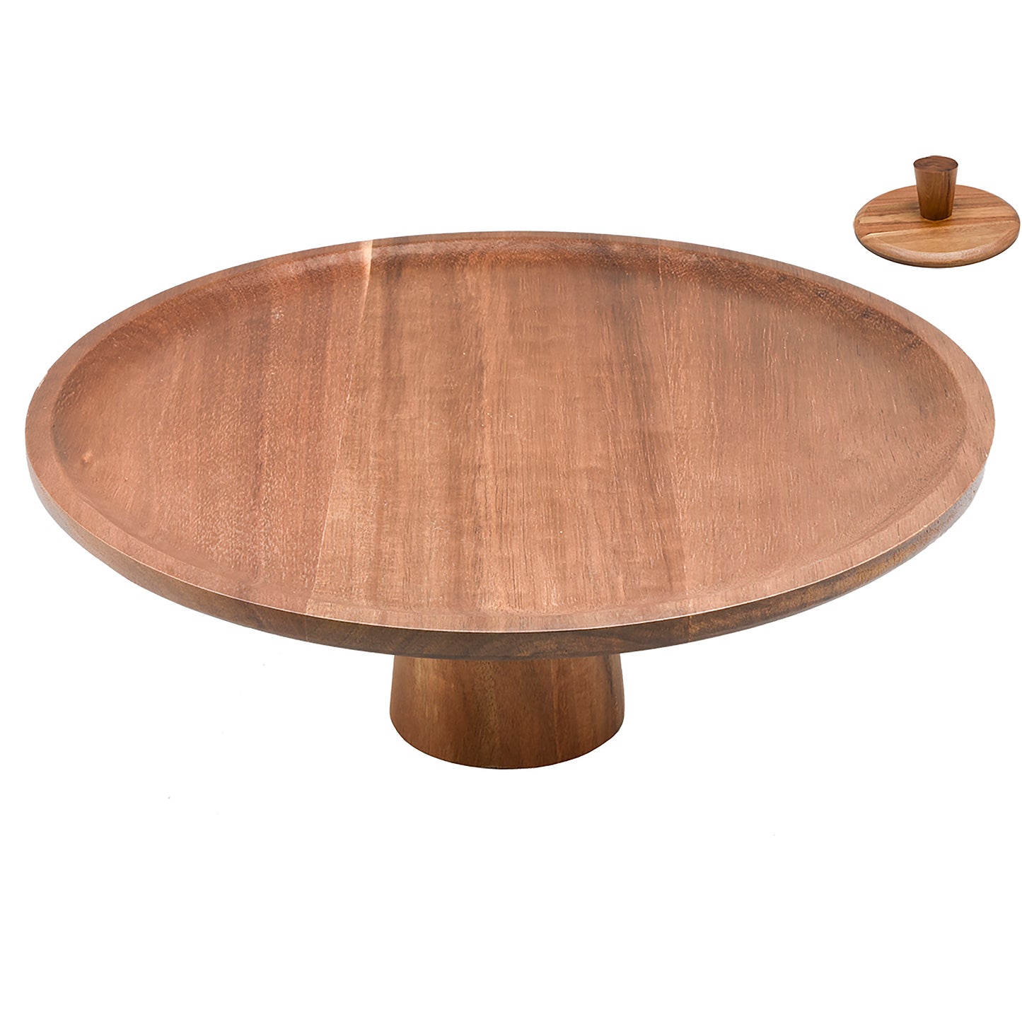 Acacia Wood Cake Dessert Display Stand