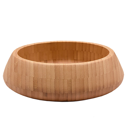 Bamboo Salad Flat Bowl