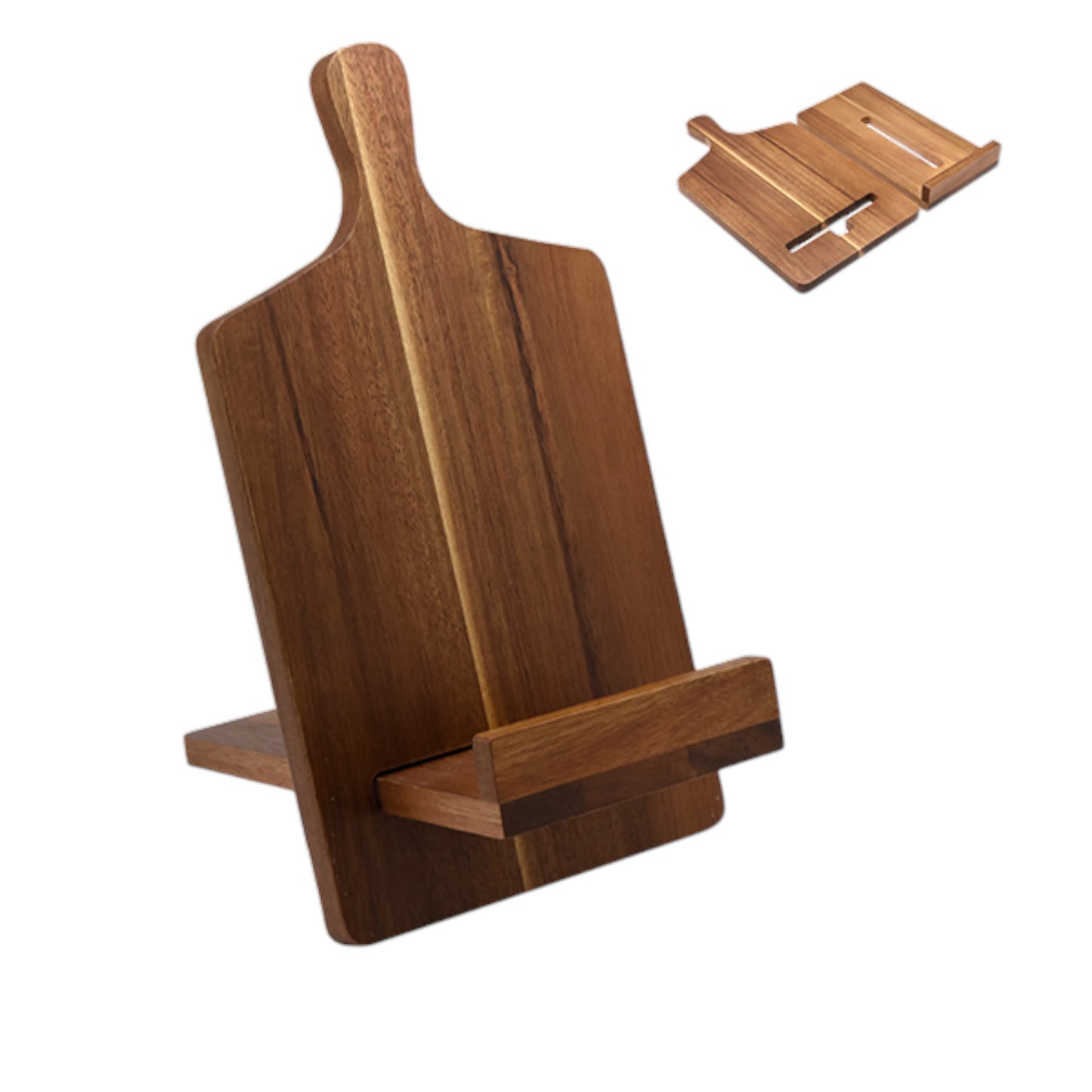 Acacia Wooden Cookbook & Tablet Stand