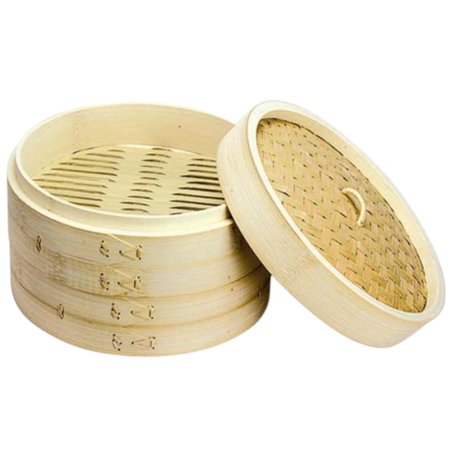 Bamboo 2 Tier Dumpling Steamers
