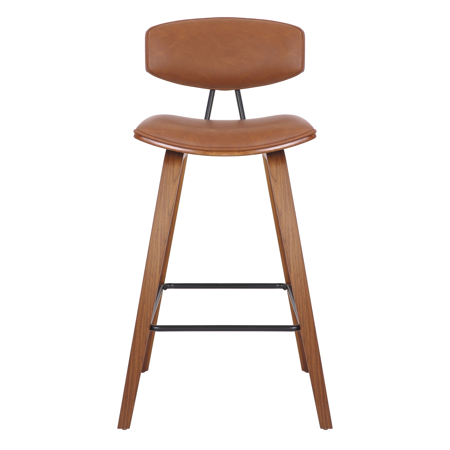 Retro Walnut Bar Chair
