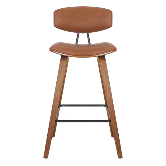 Retro Walnut Bar Chair