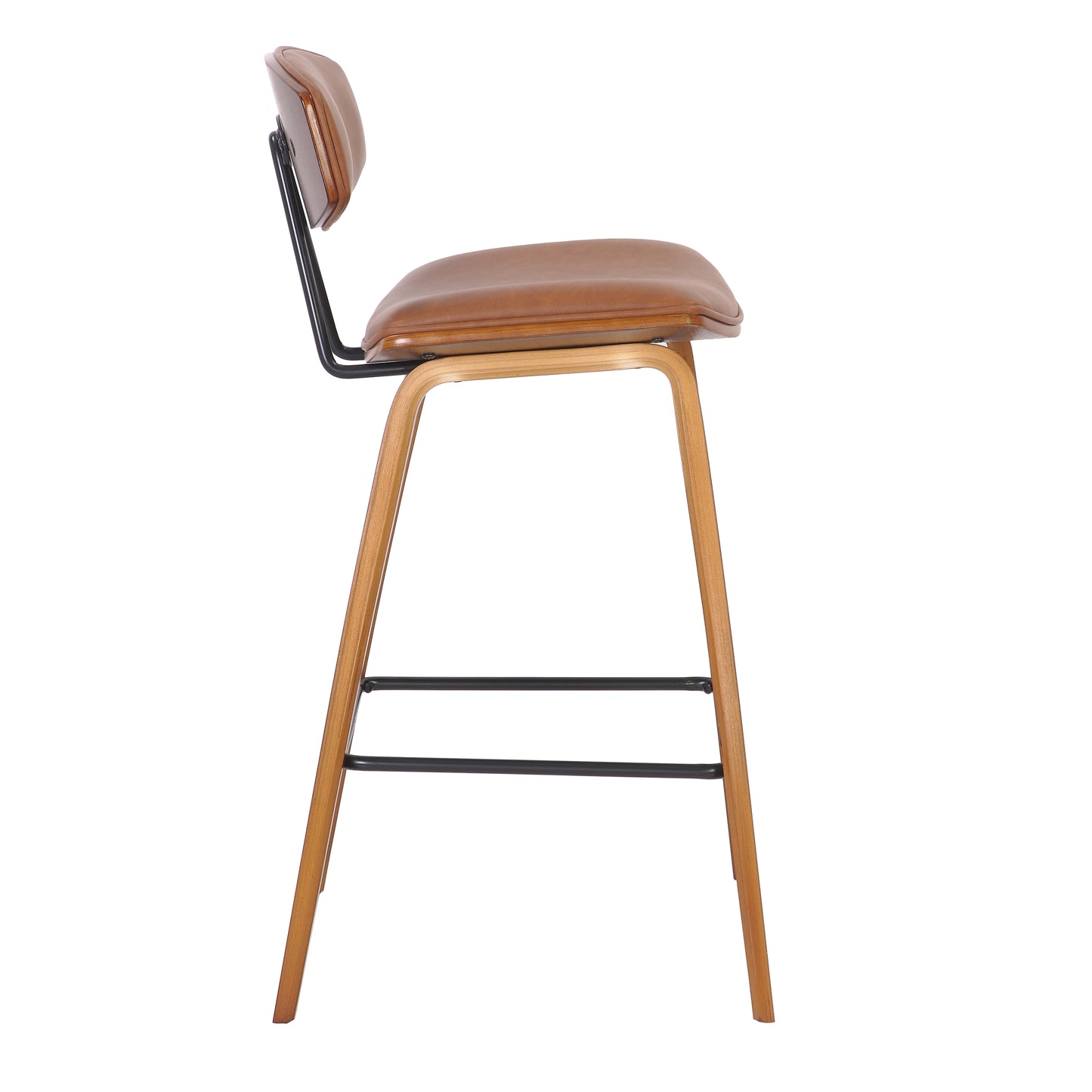 Retro Walnut Bar Chair