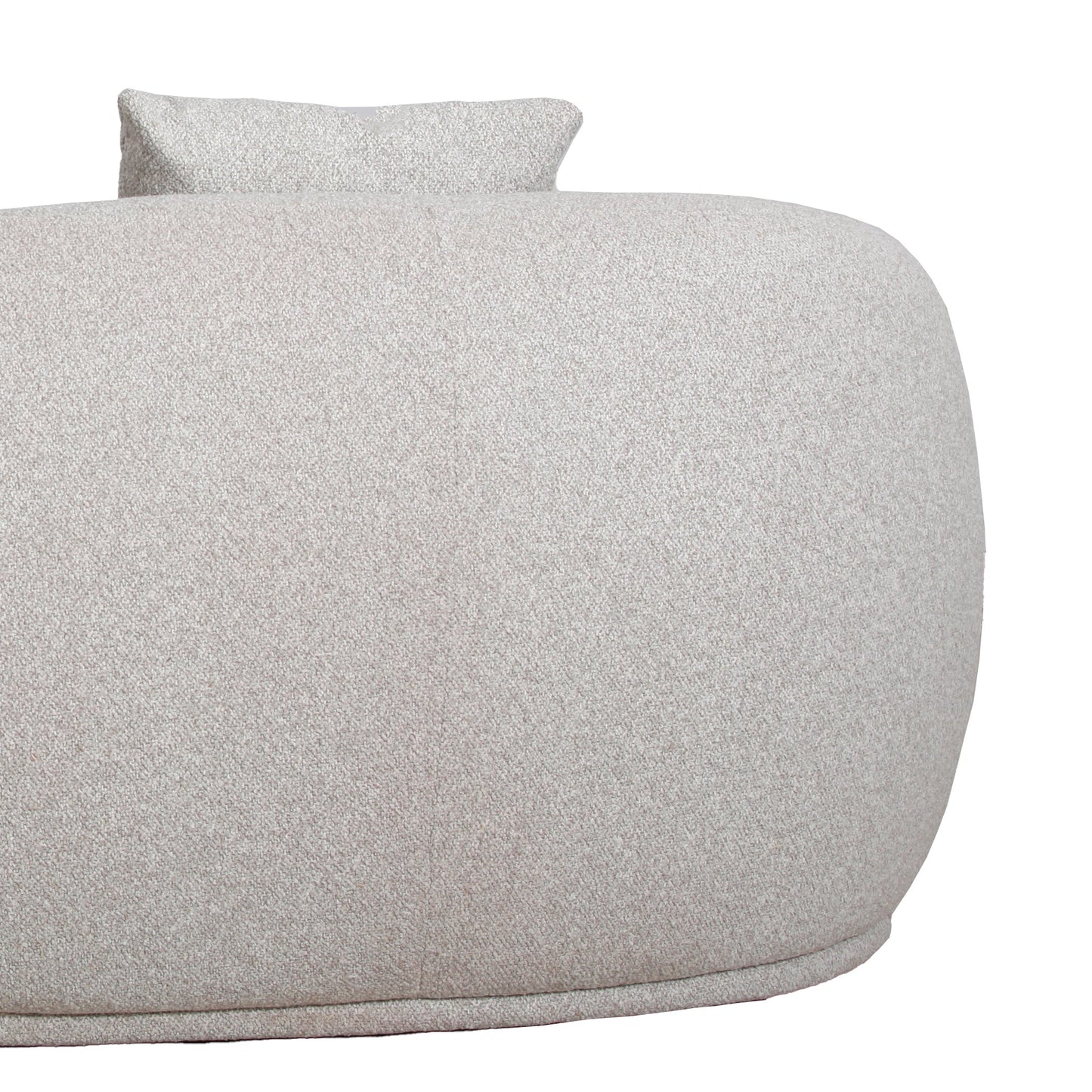 3 Seater Fabric Sofa - Clay Grey