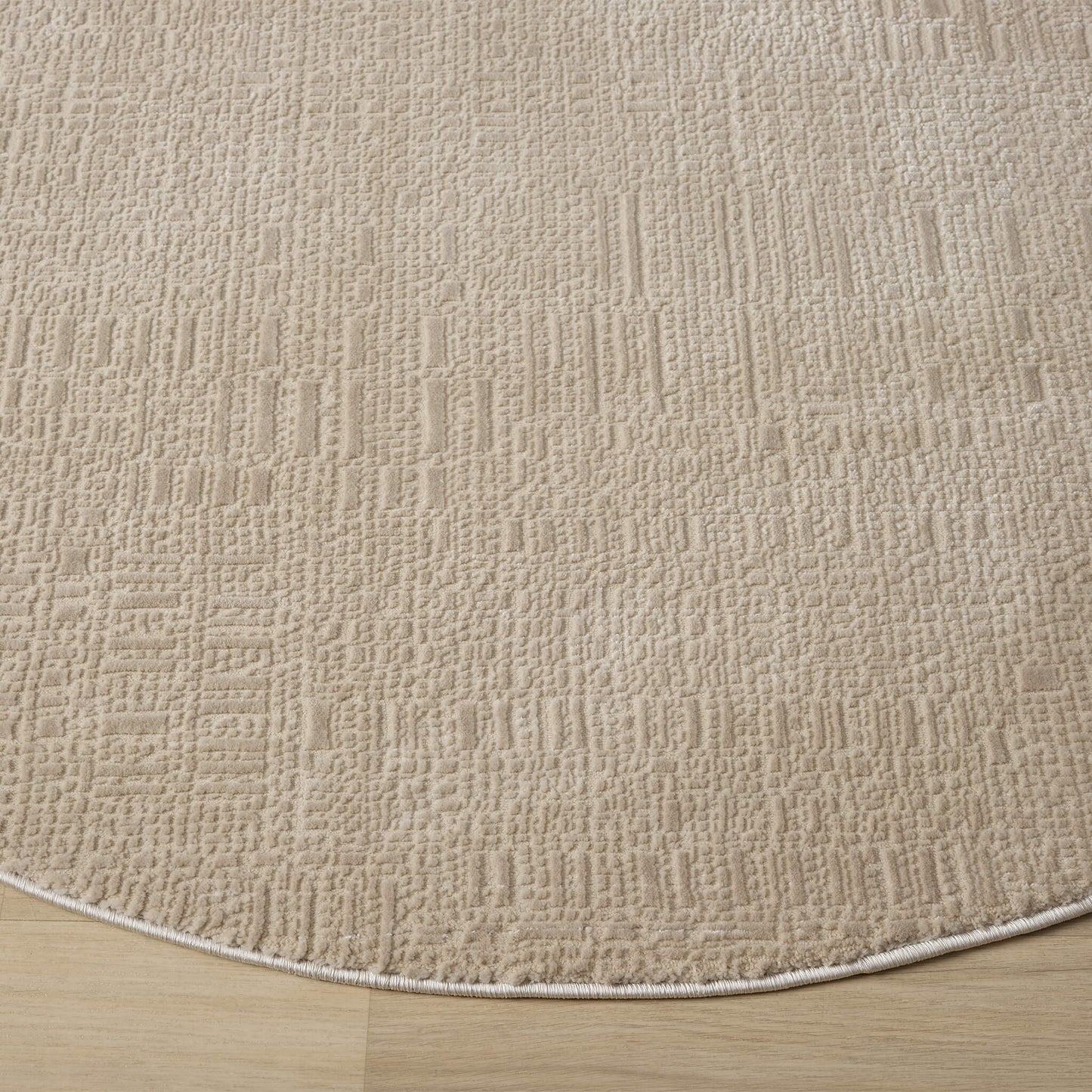 Noble 779 Fawn Round Rug