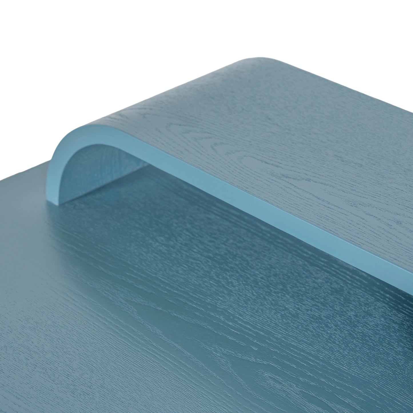 Wooden Home Office Desk - Light Blue