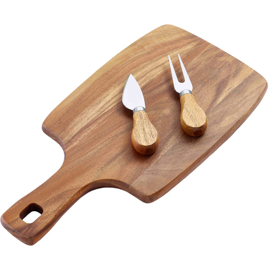 Cheese Board and Knife 3 Piece Gift Set