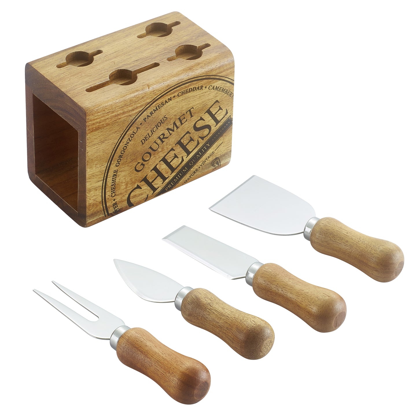 Cheese Knife Block 4 Piece Gift Set