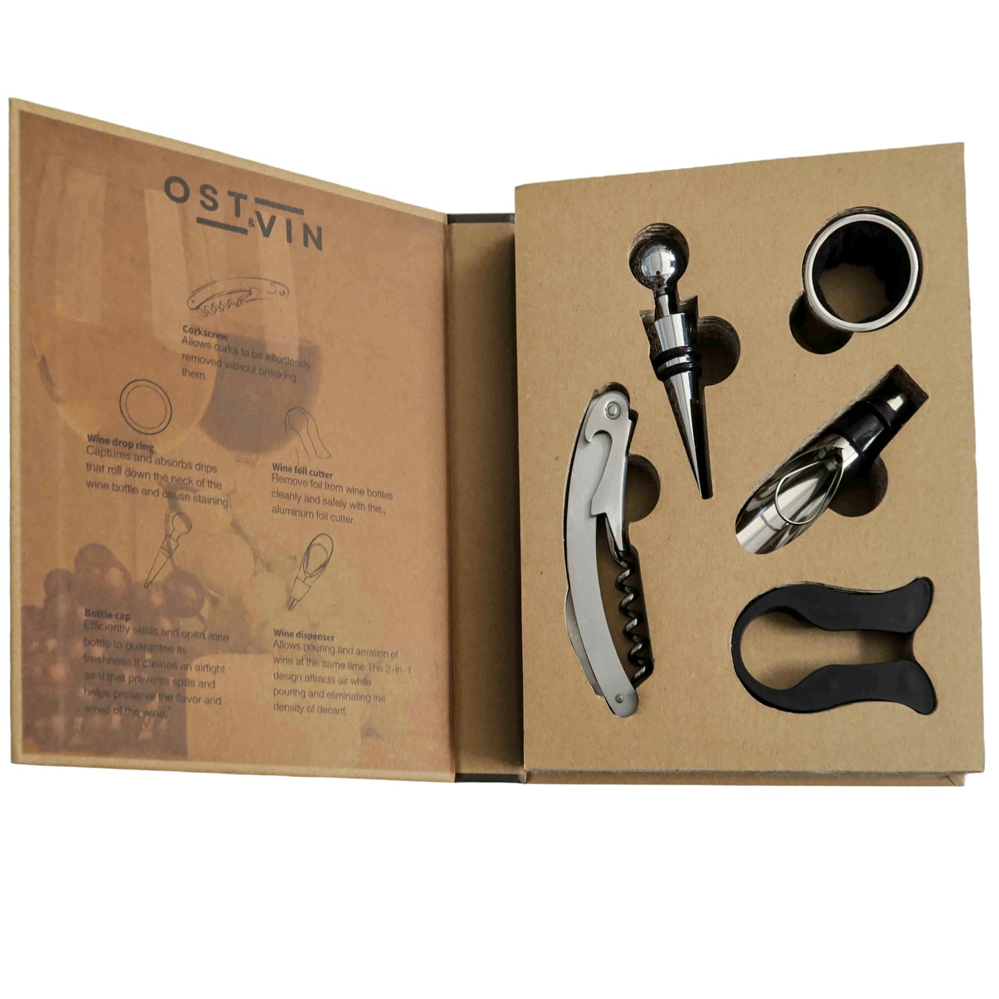 Wine Connoisseur 5 Piece Gift Set