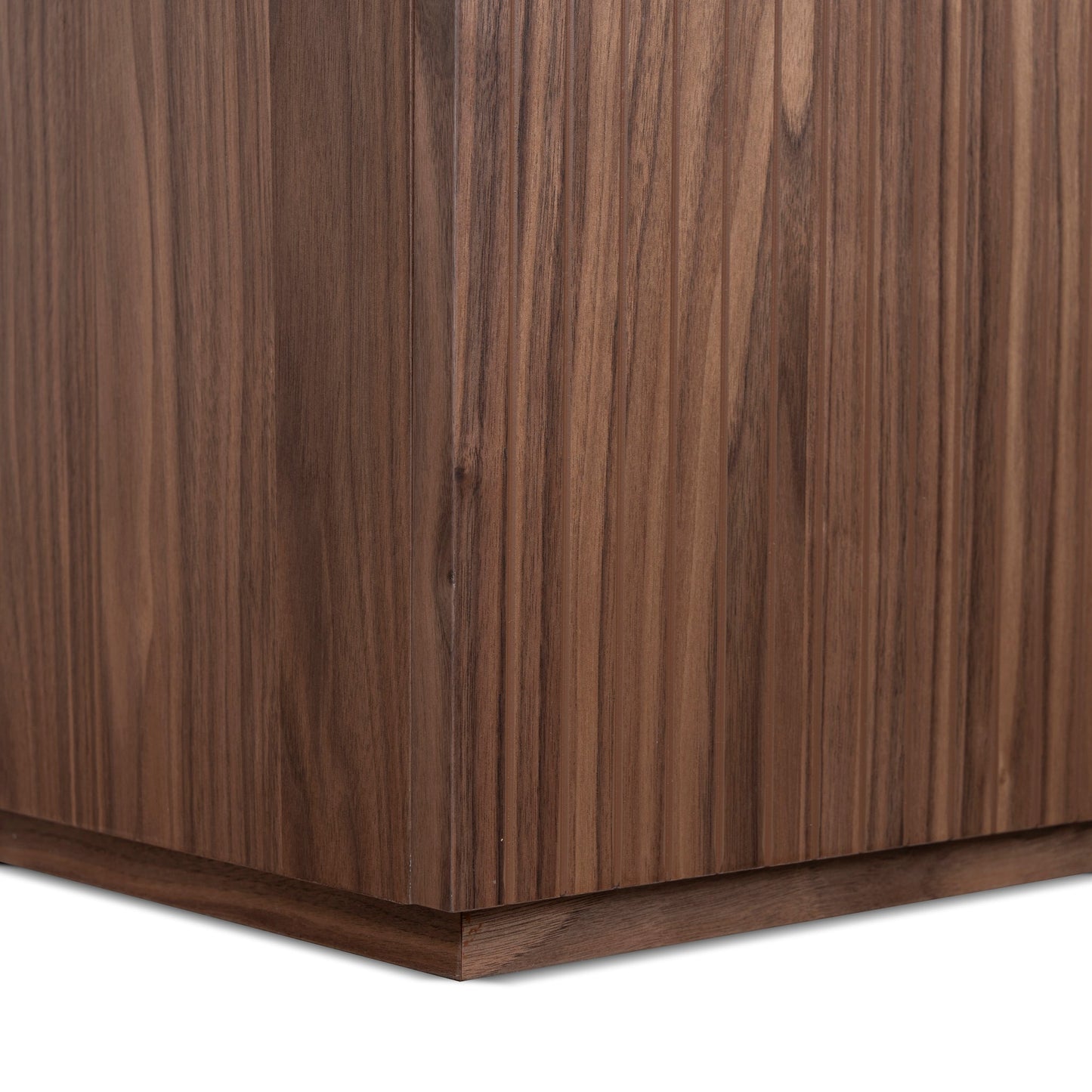 1.77m Left Drawer Office Desk - Walnut