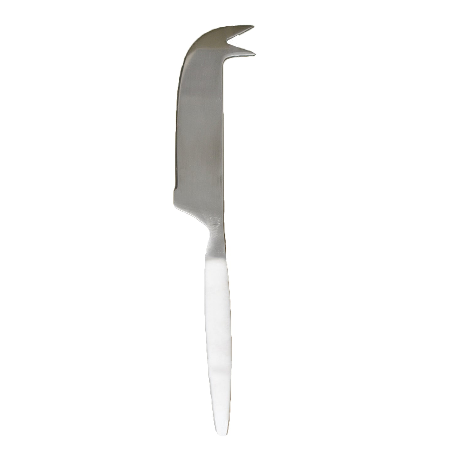 Steel Cheese Knife With White Handle