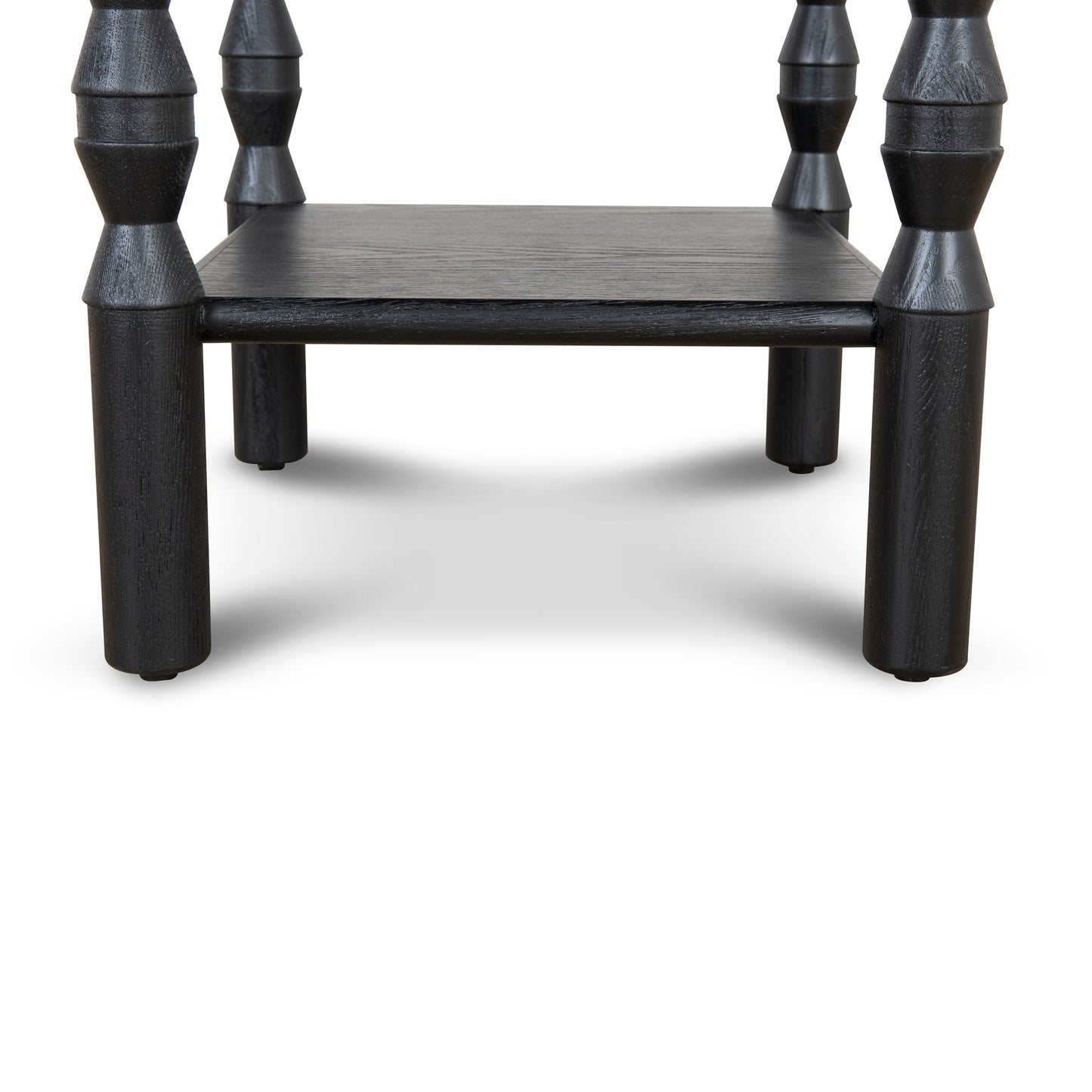 52cm Side Table - Full Black