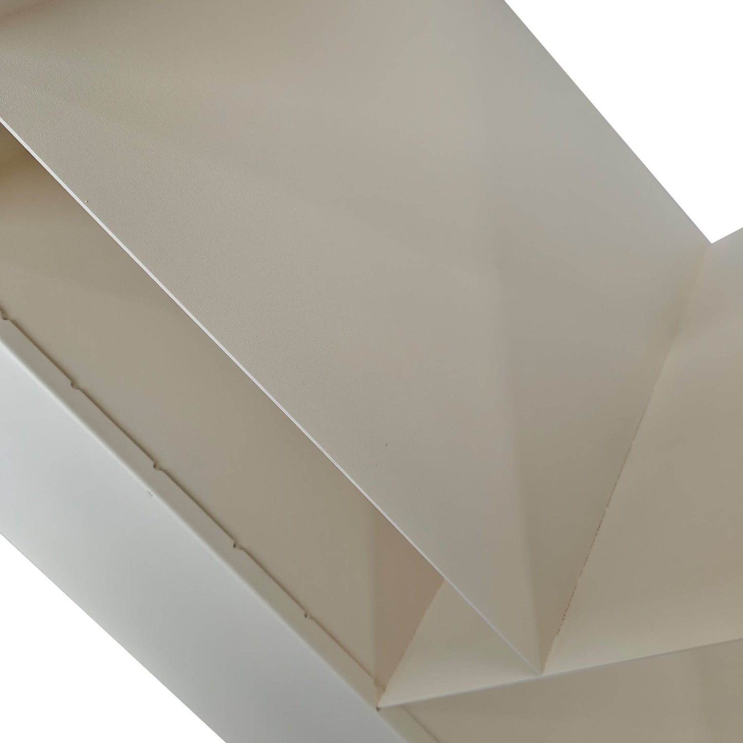 60cm Side Table - Ivory White