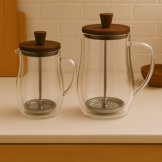 Glass French Press with Lid