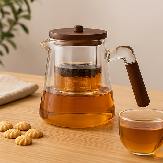 Leena Glass Conical Teapot