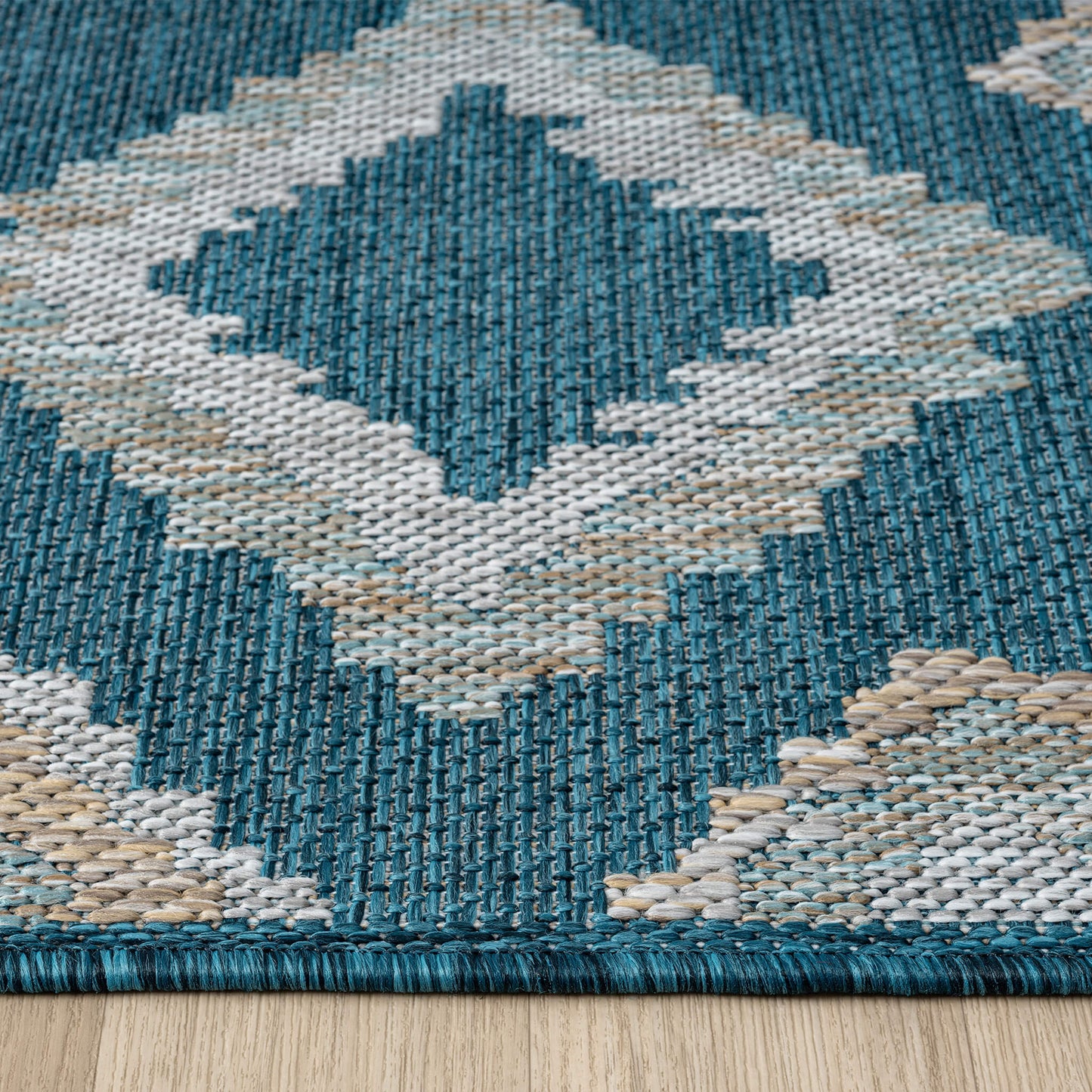 Terrace 551 Turquoise Hallway Runner