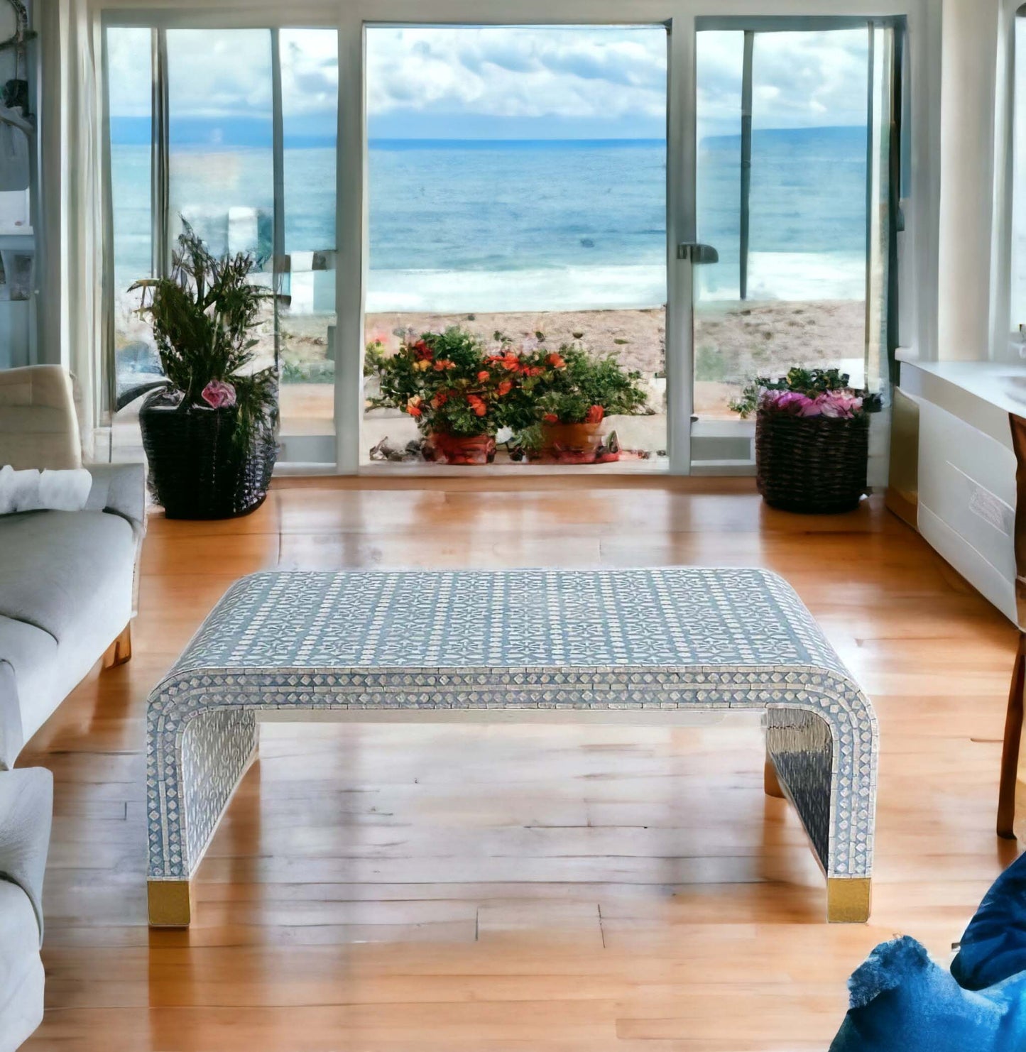 Mediterrranean Pearl Shell Coffee Table