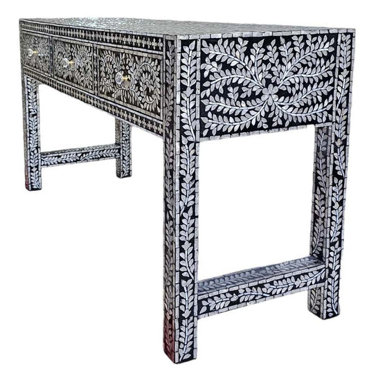 Opulent 3-Drawer Console Table