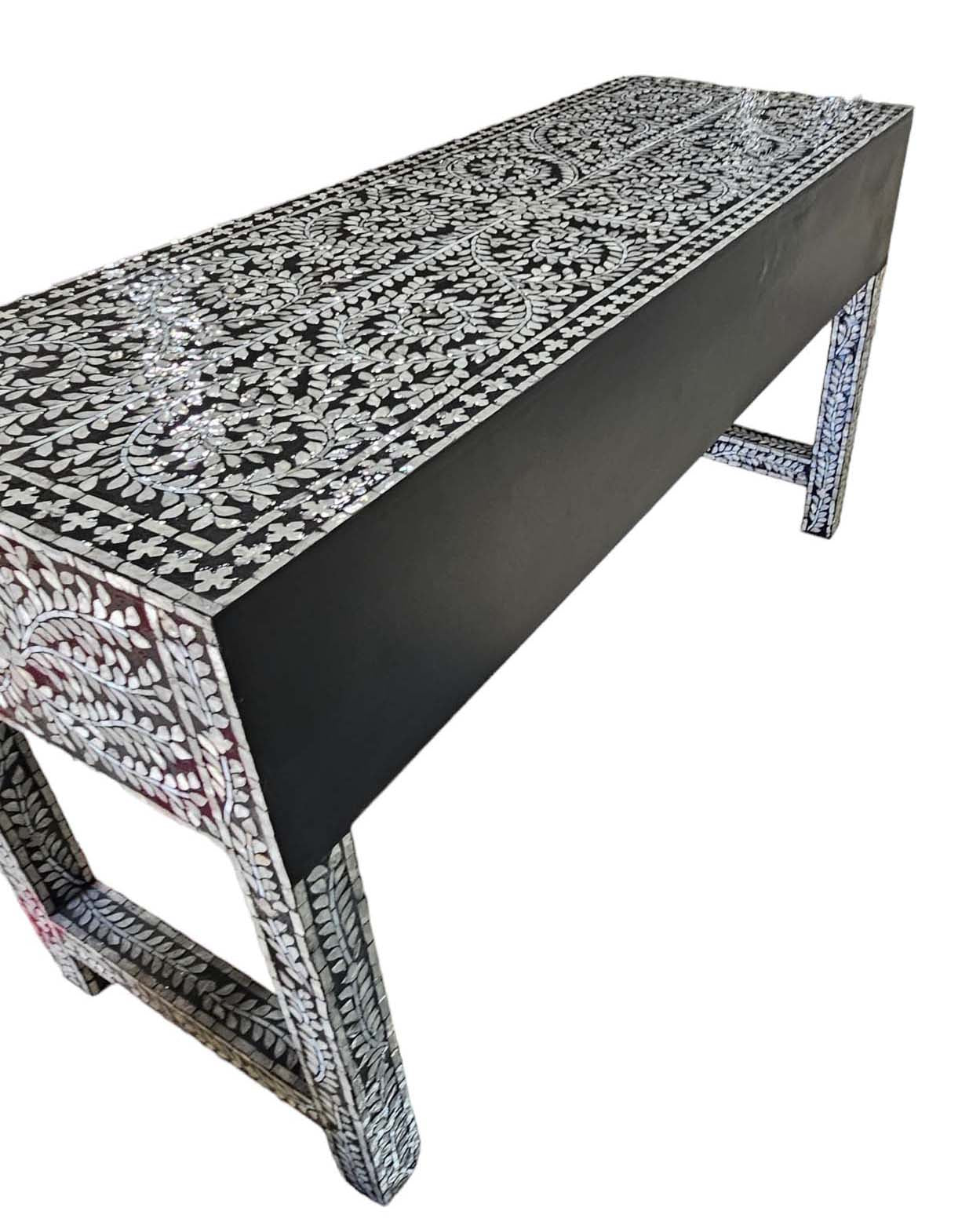 Opulent 3-Drawer Console Table