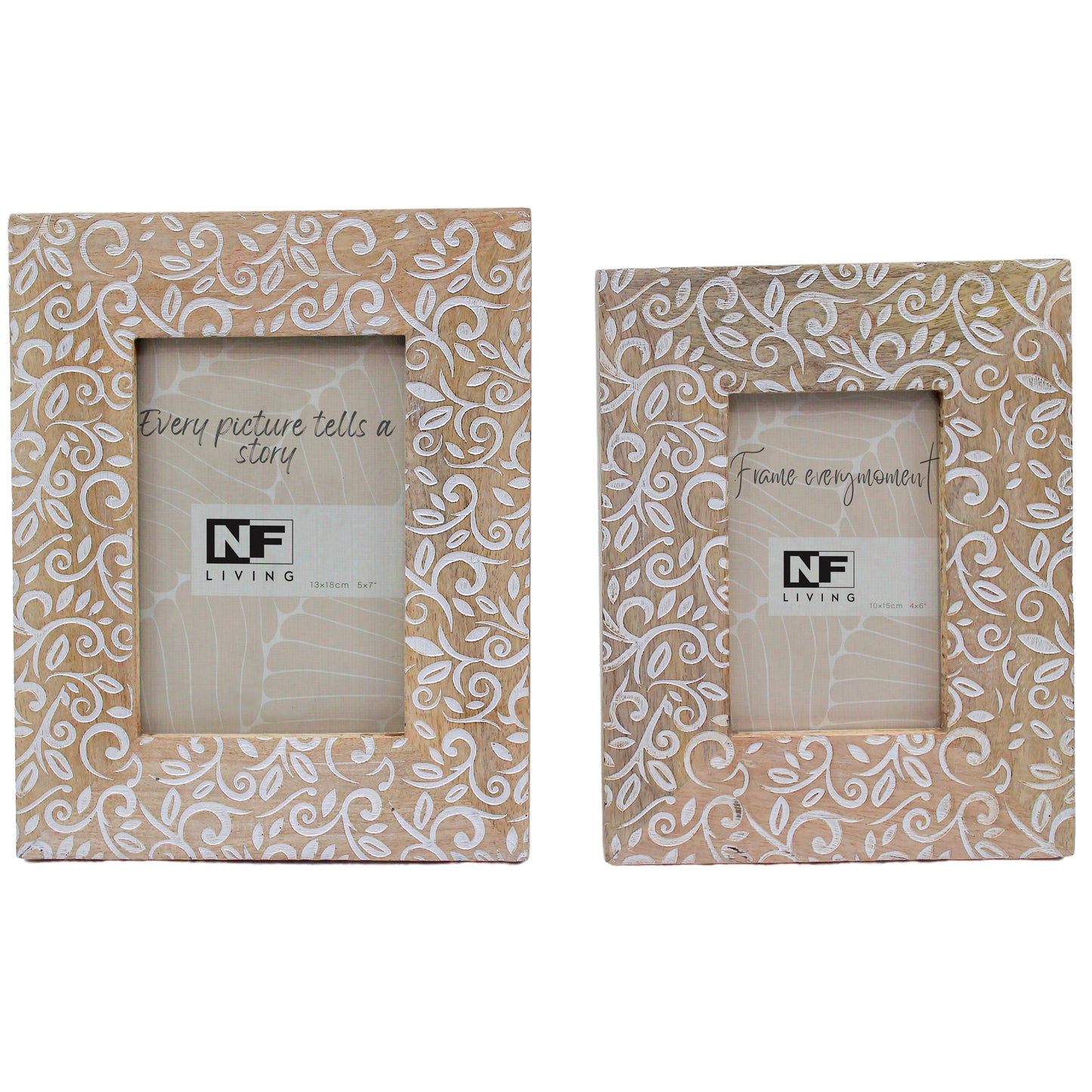 Mango Wood Bloom Photo Frame
