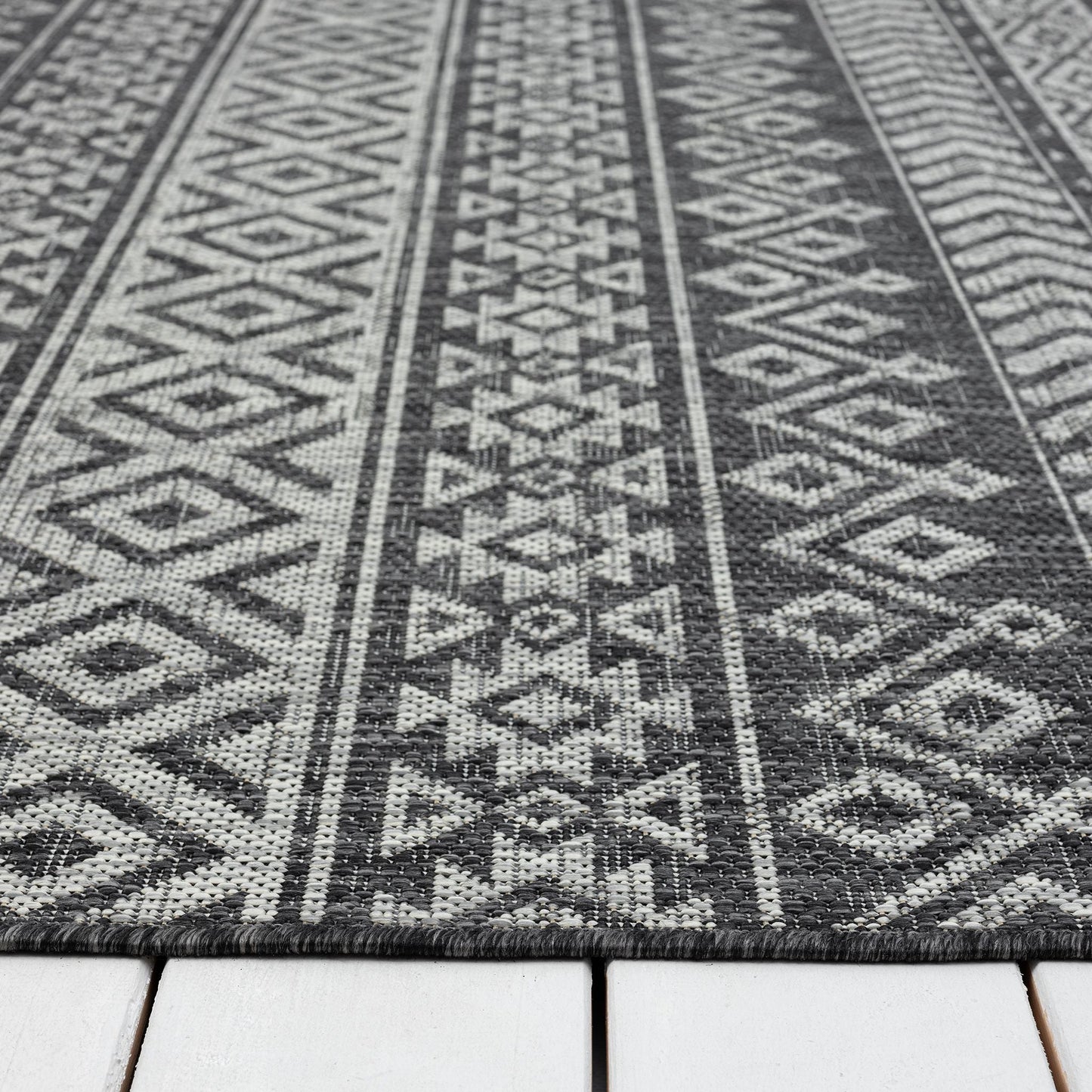 Alfresco 421 Charcoal Hallway Runner