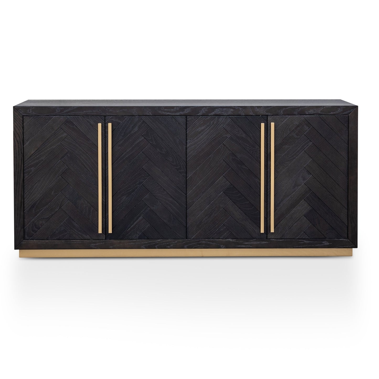 Wide Sideboard - Black and Brass